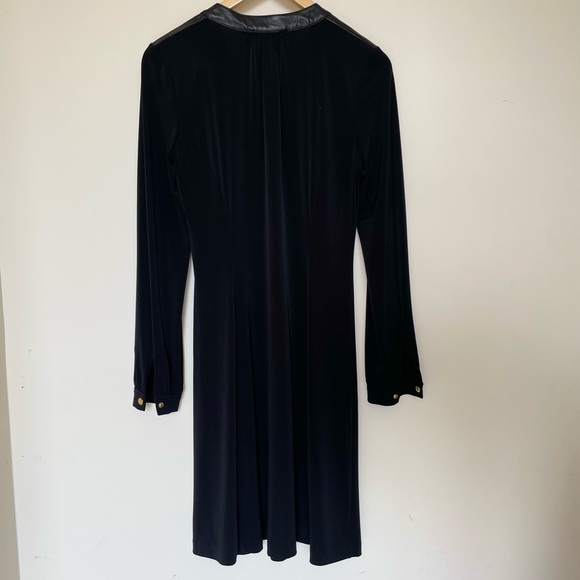 Michael Kors Long sleeve Black Midi Dress - Medium - Picture 12 of 15